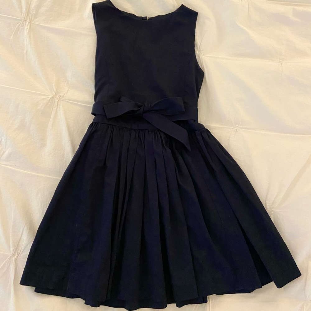 J. Crew, Crewcuts girl’s navy dress, Size 8